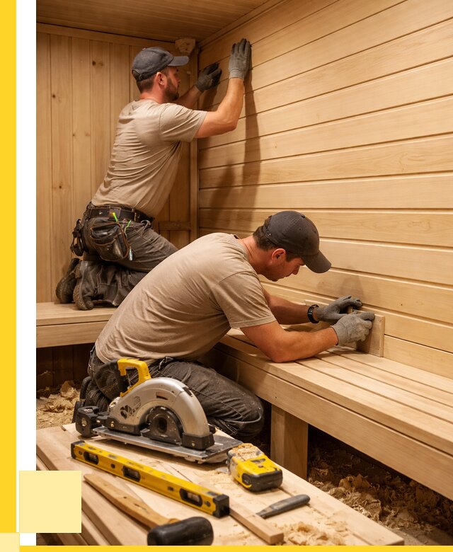 Обшивка саун вагонкой в Лабинске от 2681 р. | ЭриданЛбк