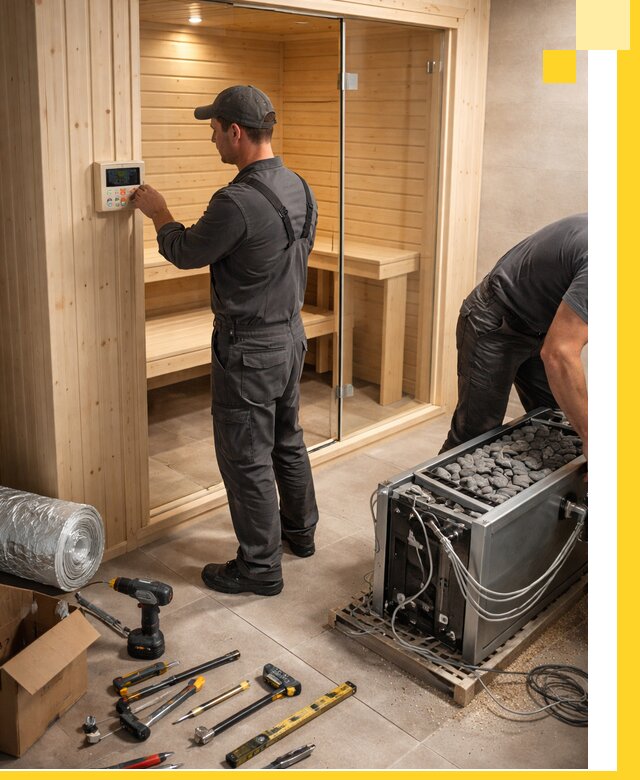 Поставка, установка и монтаж электрических саун в Лабинске