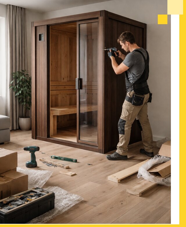 Установка и производство мини саун под ключ в Лабинске