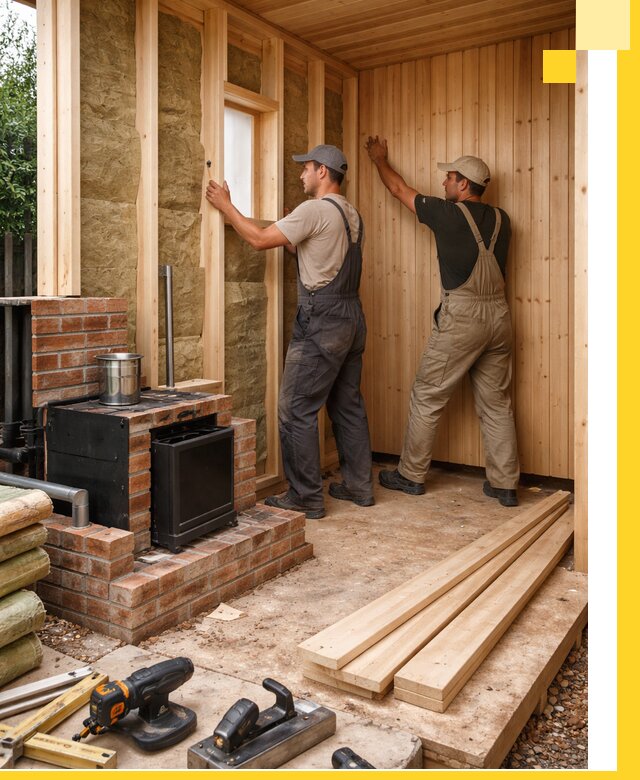 Строительство и установка дачных саун под ключ в Лабинске