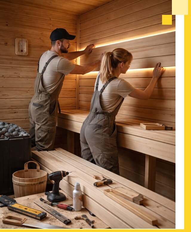 Дизайн саун и бань под ключ с индивидуальным проектом в Лабинске