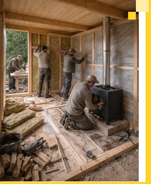 Профессиональный монтаж бань под ключ в Лабинске для дома