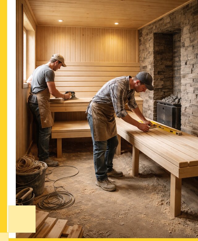 Отделка бани в Лабинске: внутренняя отделка от 3217 р. | ЭриданЛбк