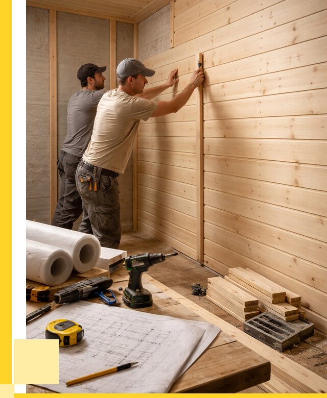 Обшивка бани вагонкой в Лабинске от 1287 р., ЭриданЛбк