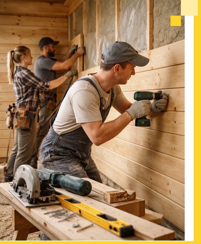 Обшивка бань под ключ в Лабинске: отделка стен и потолков