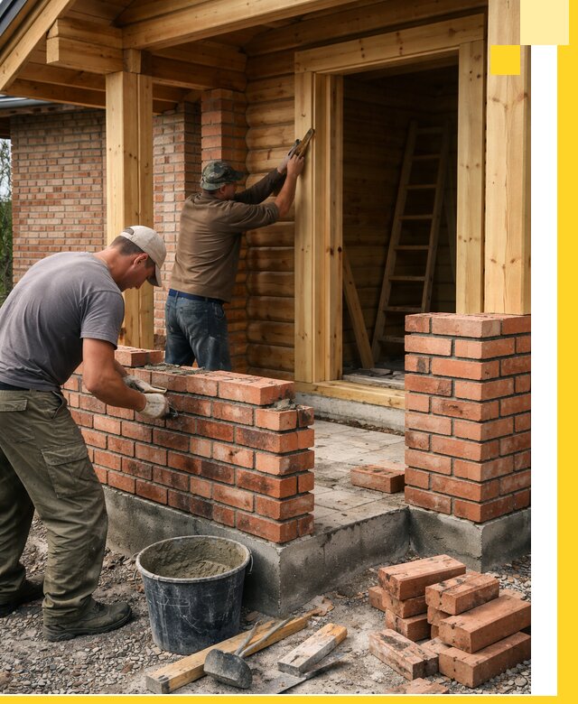 Строительство кирпичных бань под ключ в Лабинске с гарантией качества