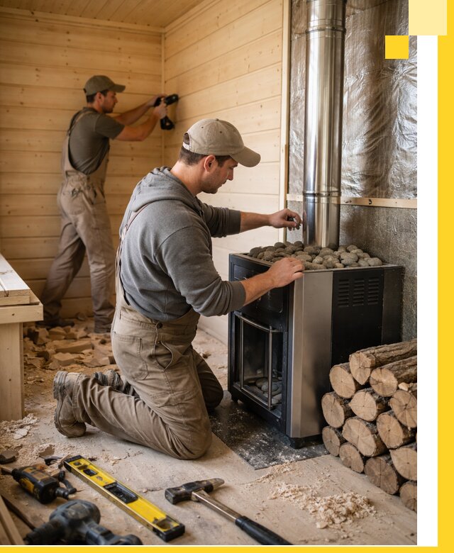 Строительство деревянных бань под ключ в Лабинске проекты и монтаж