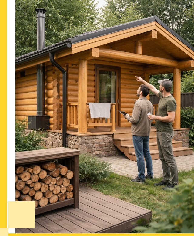 Бани для дачи под ключ в Лабинске от 268100 р. | ЭриданЛбк