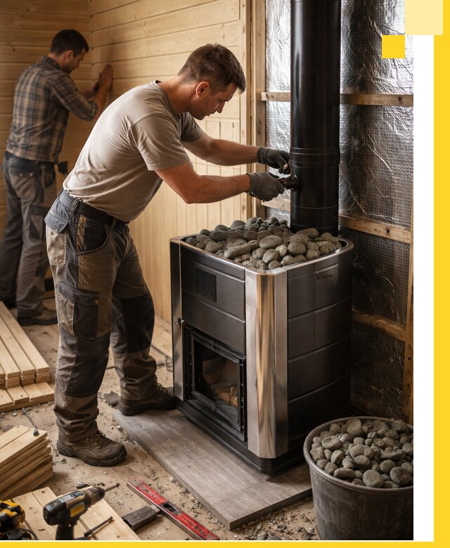 Проектирование и строительство парилок для бани в Лабинске под ключ