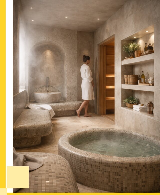 Строительство бани с хамамом в Лабинске от 804300 р. | ЭриданЛбк