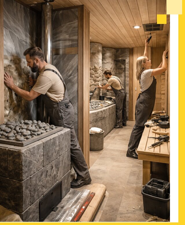 Строительство бань и SPA процедур в Лабинске под ключ и отделкой