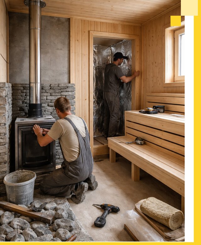 Строительство и изготовление бань под ключ в Лабинске