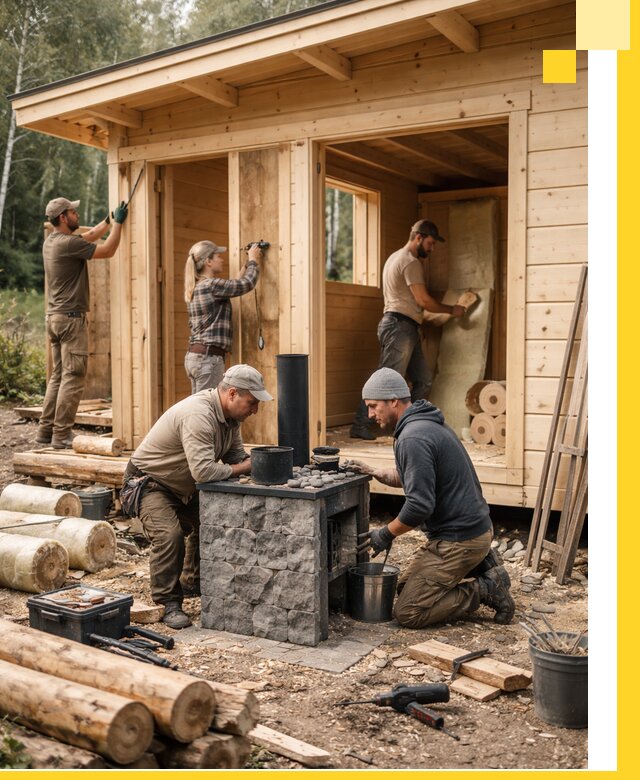 Купить баню под ключ в Лабинске строительство монтаж отделка