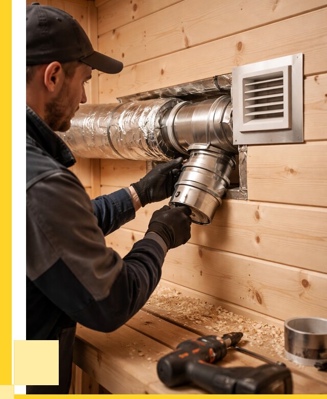 Монтаж вентиляции бани в Лабинске от 12869 р. | ЭриданЛбк