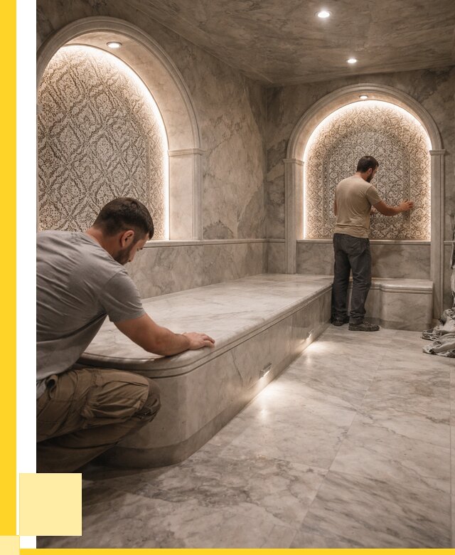 Турецкие бани под ключ в Лабинске от 268100 р. | ЭриданЛбк