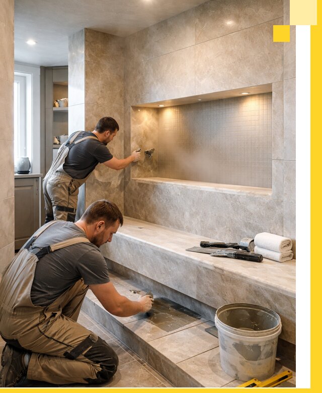 Профессиональное строительство хамама в квартире в Лабинске