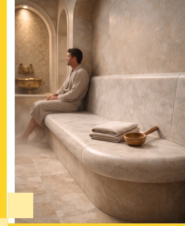 Сиденья для хамама в Лабинске под ключ от 12869 р. | ЭриданЛбк