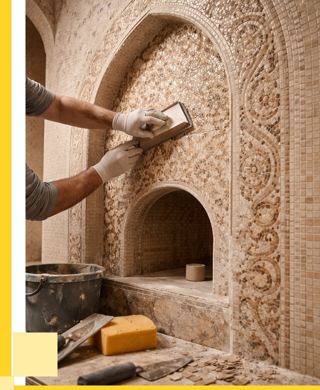 Мозаика для хамама в Лабинске под ключ от 5362 р. | ЭриданЛбк